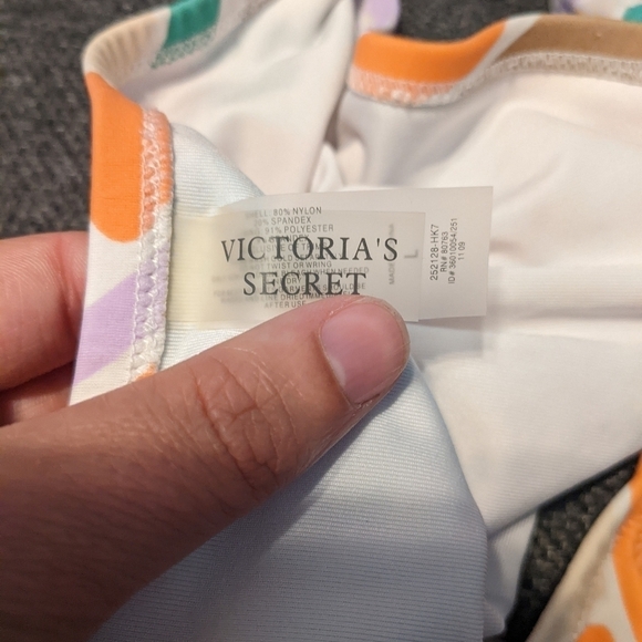 Victoria's Secret High Cut Tie Bikini Bottom Sz L - Picture 5 of 6